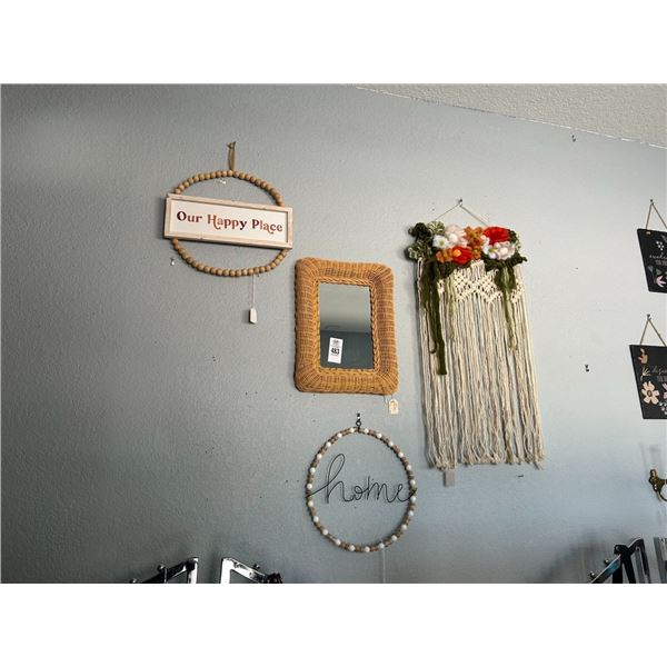 Wicker Mirror, Wall Inspirations, Tapestry