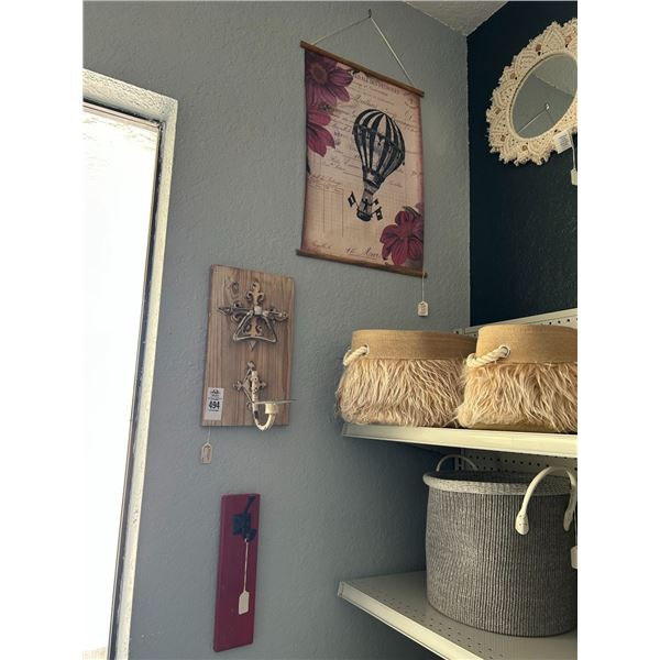 Cast Wall Hooks, Air Balloon Tapestry - 3