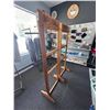 Image 1 : Wooden Upright Merchandising Racks - Pair