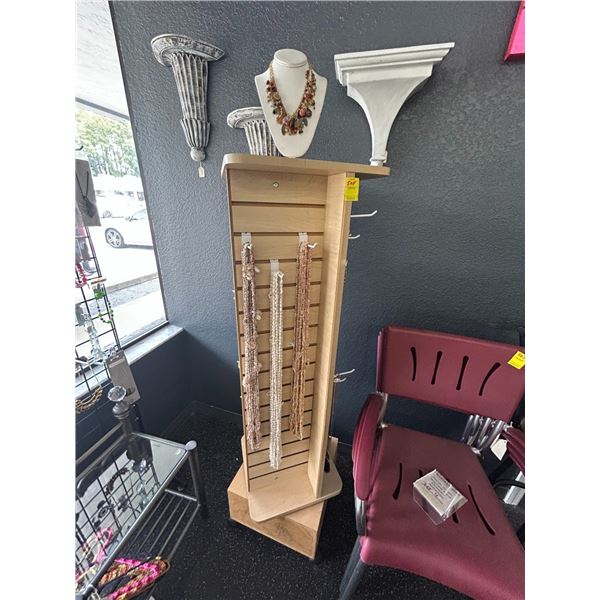 Fashion Necklaces on Rolling Merchandiser