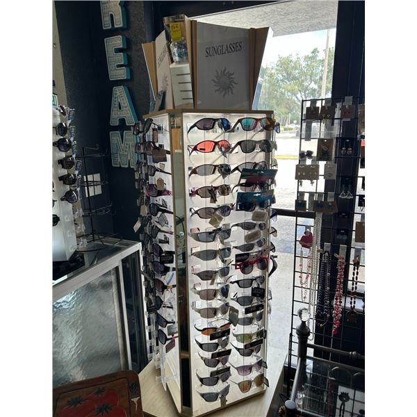 Fashion Sunglasses on Rolling Merchandiser