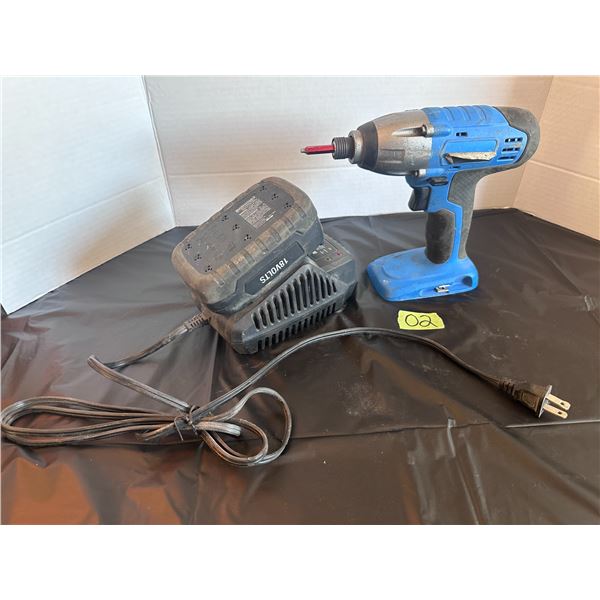 Mastercraft Cordless drill with battery and charger