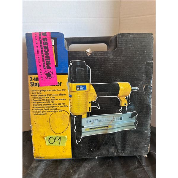 Air staple gun