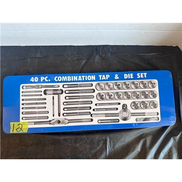 40 Pc combination tap & die set
