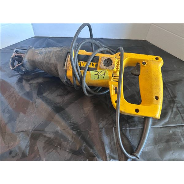 DeWalt corded reciprocating saw
