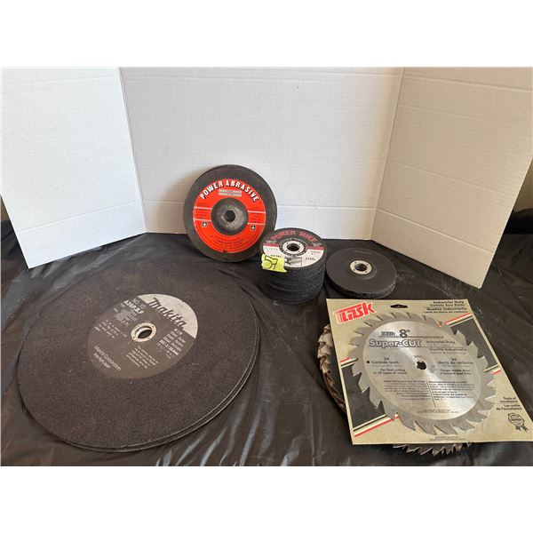 Sanding/cutting discs, circular saw blades