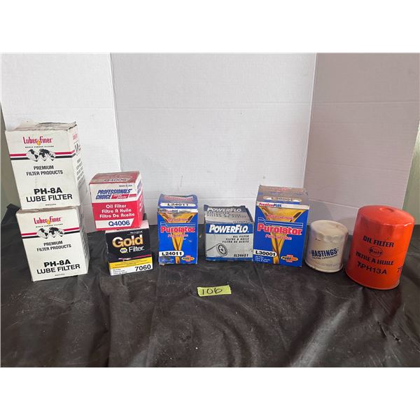 Assortment of oil filters