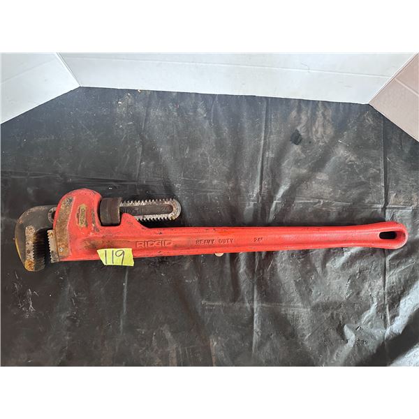 Ridgid 24" pipe wrench