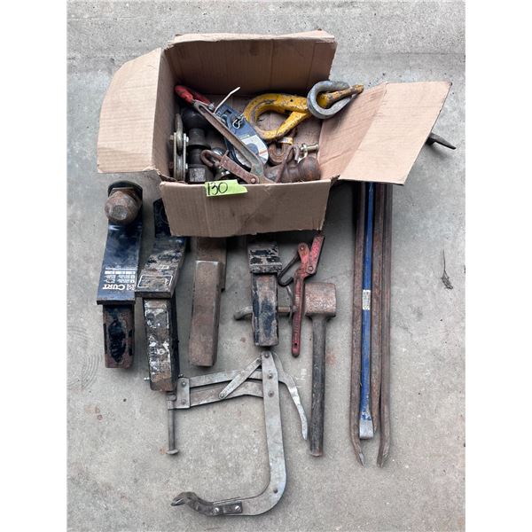 Hitches, wrecking bars, and more