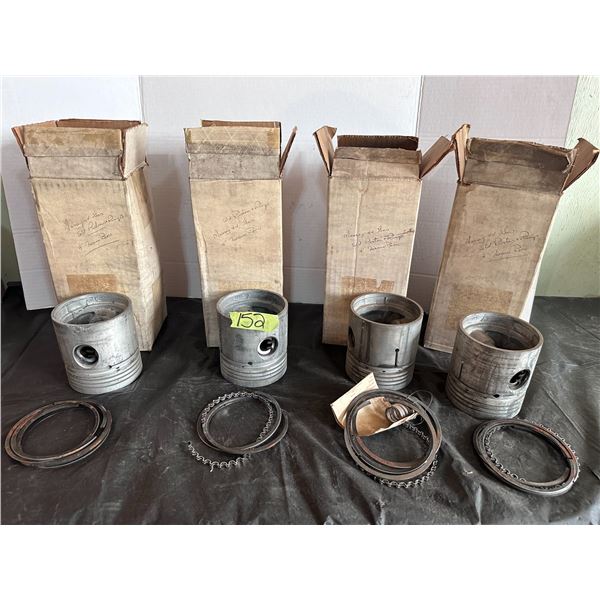 1944 Massey Tractor Piston & Rings (4 sets) - gas