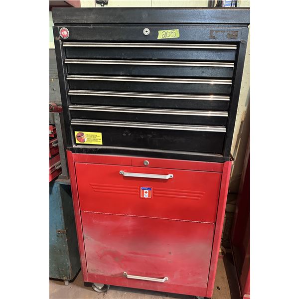Large Tool chest filled with hand tools and more