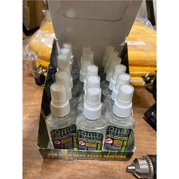 APPROX. 18 BOTTLES OF SKEETER SPRAY