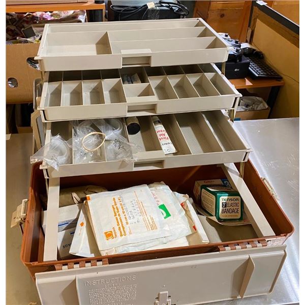 FIRST AID BOX WITH SOME ACCESSORIES