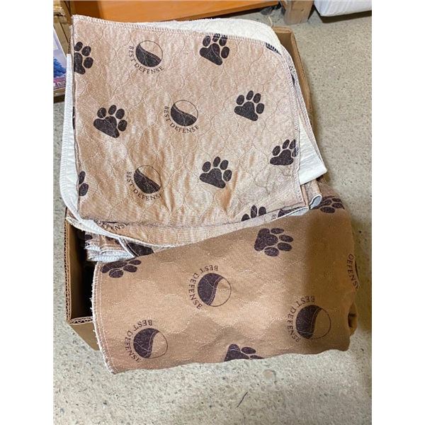 BOX OF DOG TRAINING PADS
