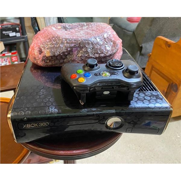XBOX 360 WITH CONTROLLER AND CORDS