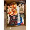Image 1 : BOX LOT OF ASSORTED KITCHEN TABLECLOTHS, RUNNERS