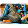 Image 1 : BOX LOT OF OUTDOOR GARDEN SUPPLIES, ETC.