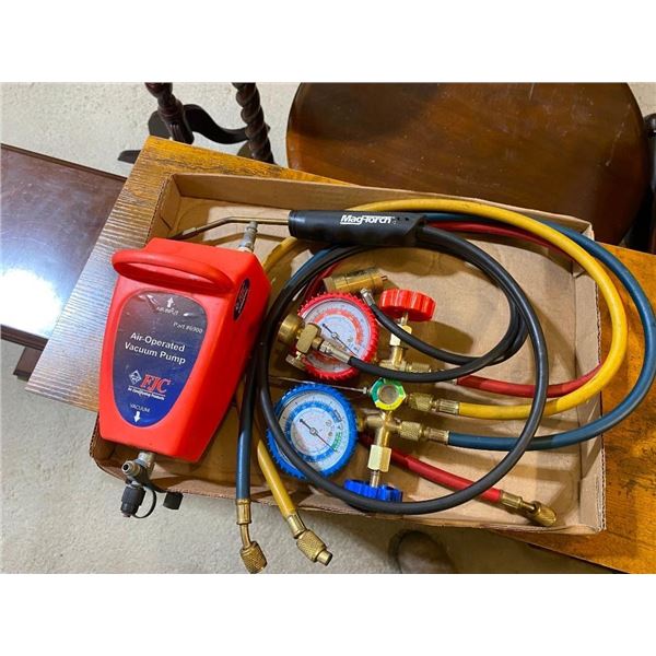 PRESSURE GAUGES, HOSES, ETC.