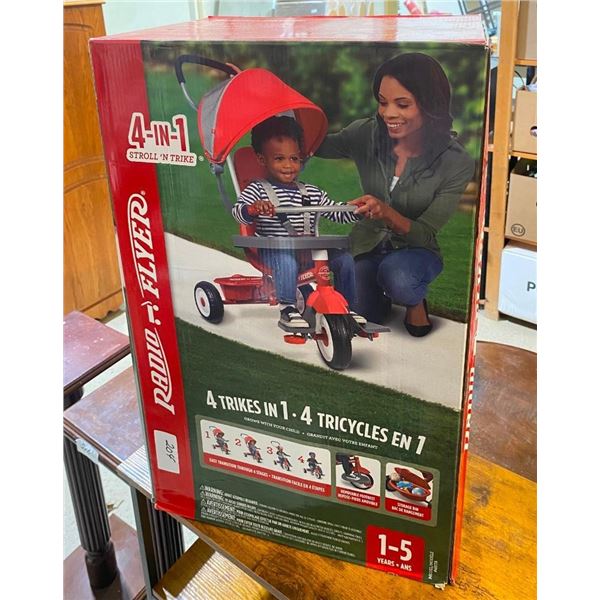 4-IN-1 KIDS STROLL TRICYCLE