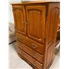Image 1 : 32IN WOODEN WARDROBE CABINET