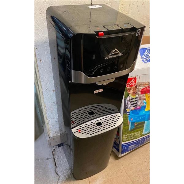CRYSTAL MOUNTAIN WATER DISPENSER - DENT ON BACK
