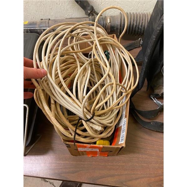 BOX LOT OF ASSORTED WIRE