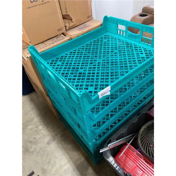 6 BREAD CRATES