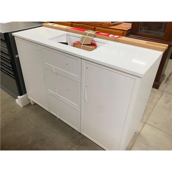 48IN VANITY WITH SINK AND BACKSPLASH