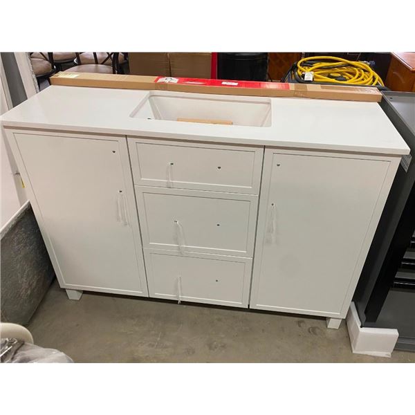 48IN VANITY WITH SINK AND BACKSPLASH