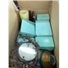 Image 1 : BOX LOT OF ASSORTED CANDLES - MOST OF THEM ARE NEW