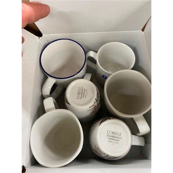 6 ASSORTED COFFEE MUGS