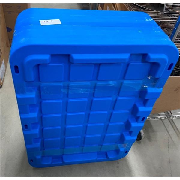 9 OF 19.5X28.5IN PLASTIC COVERS FOR CONTAINERS