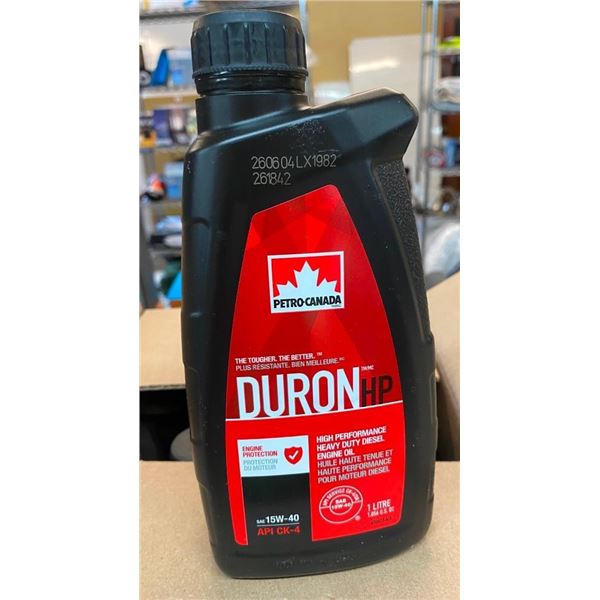 12 OF 1L BOTTLES OF 15W-40 DIESEL ENGINE OIL