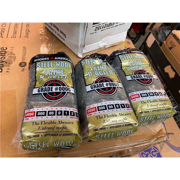 3 PACKS OF STEEL WOOL