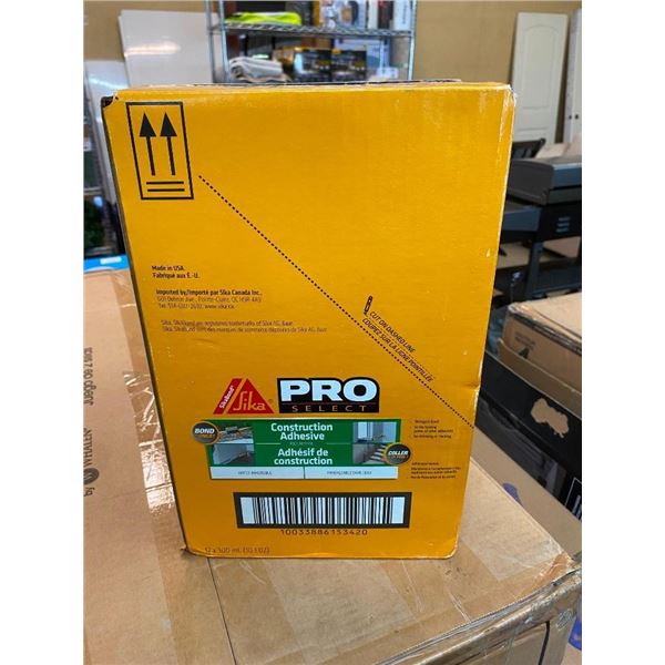 12 TUBES OF CONSTRUCTION ADHESIVE