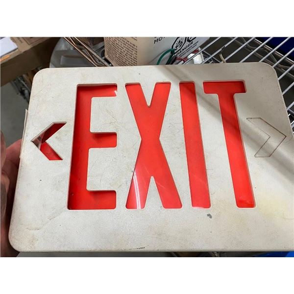 EXIT SIGN