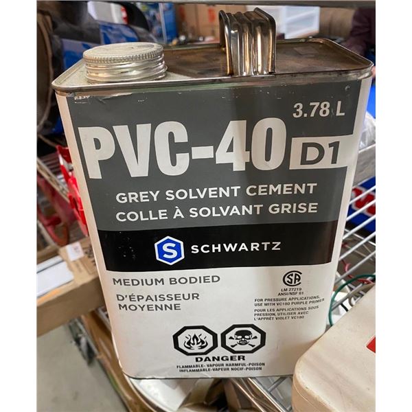 3.78L OF GREY SOLVENT CEMENT