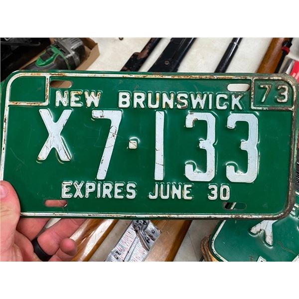 NB LICENSE PLATE