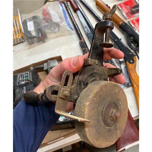 SMALL ANTIQUE GRINDING WHEEL