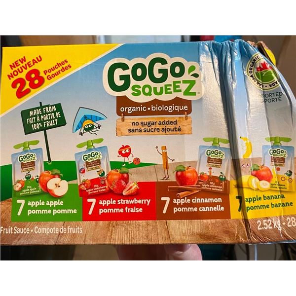 28 GOGO SQUEEZE DRINK POUCHES