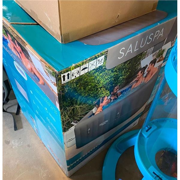SALUSPA HOTTUB - BOX WAS OPENED BUT SEEMS COMPLETE