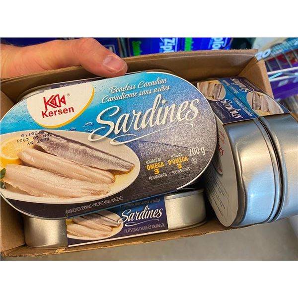 7 TINS OF SARDINES