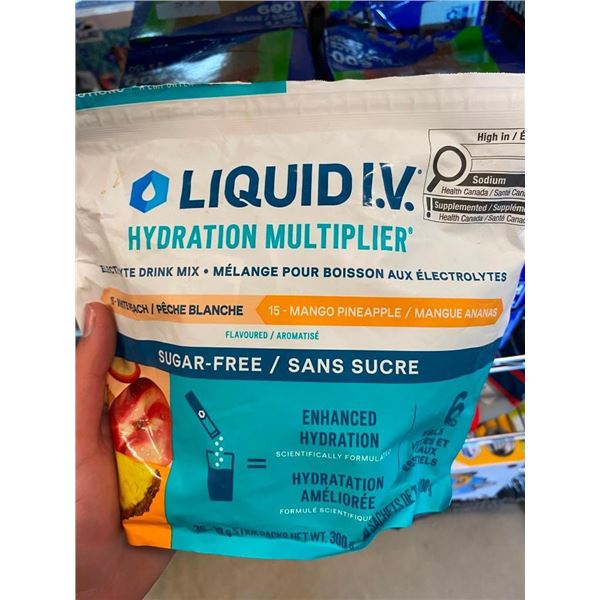 6 PACKS LIQUID IV HYDRATION MULTIPLIER