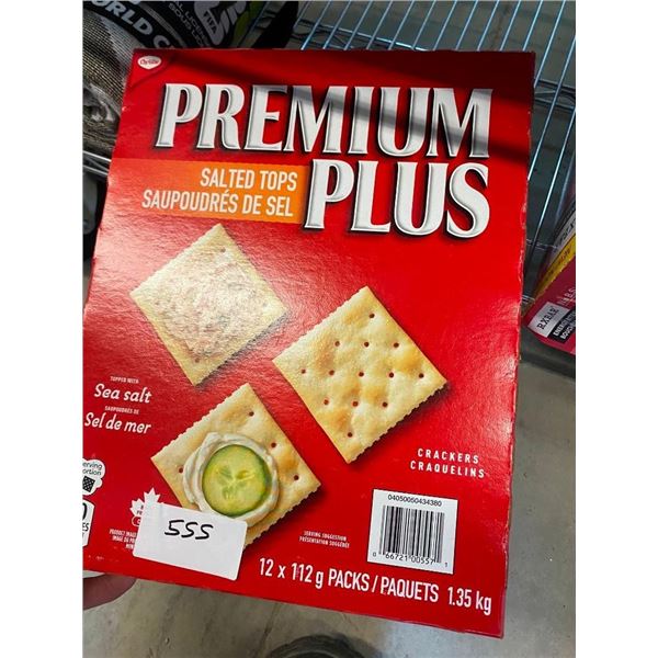 JUMBO PACK OF PREMIUM PLUS CRACKERS