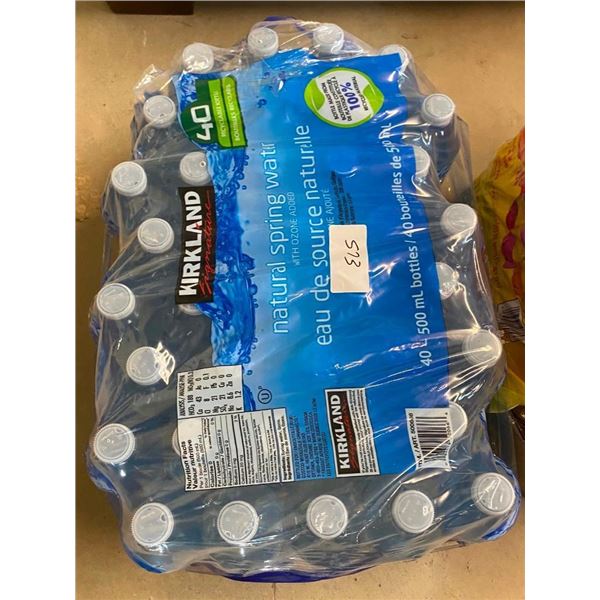 40 BOTTLES OF KIRKLAND WATER