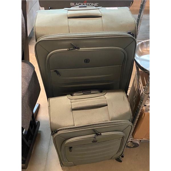 2PC LUGGAGE SET - NEEDS TO BE WIPED OFF A BIT