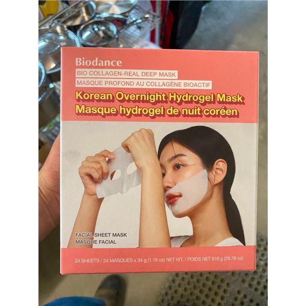 24 KOREAN OVERNIGHT HYDROGEL MASKS