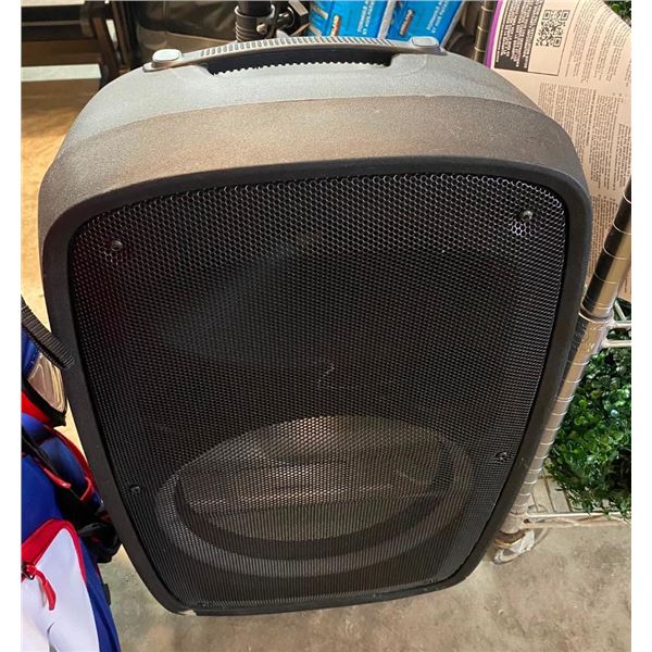 VERY LARGE ION AMP / SPEAKER AND STAND - MISSING POWER CORD