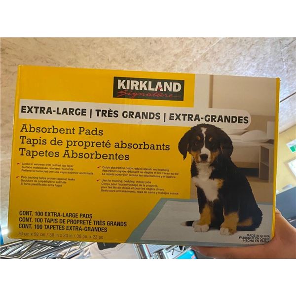 100 EXTRA LARGE PET ABSORBENT PADS