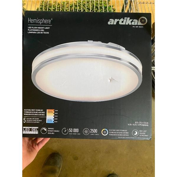 ARTIKA 15IN LED FLUSH MOUNT LIGHT